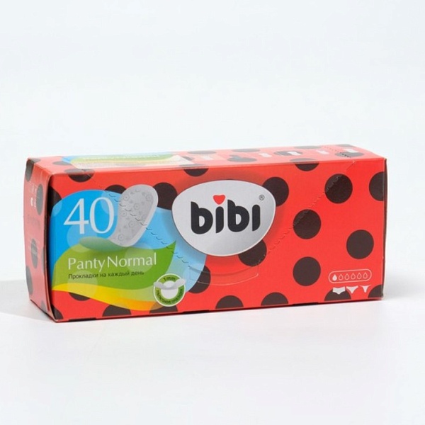 Прокладки BIBI Panty Normal Ежедневные 40 шт.