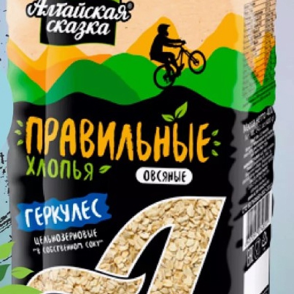 Хлопья АЛТАЙСКАЯ СКАЗКА 400 гр. Овсяные