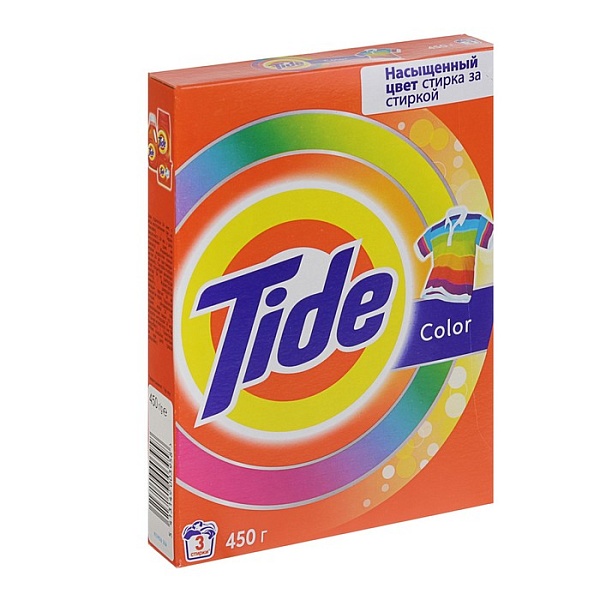 Стиральный порошок TIDE 450 гр. Аква-пудра Color