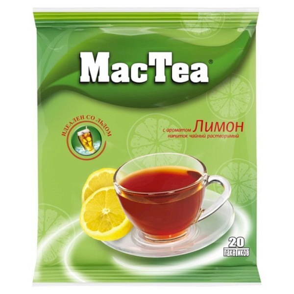 Чай растворимый в пак.МАСТЕА лимон (10)