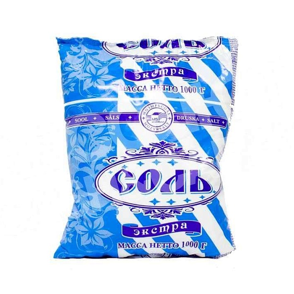 Соль ПОЛЕСЬЕ 1 кг. Экстра