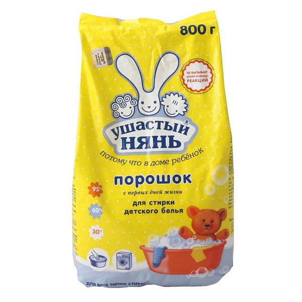 Стиральный порошок Ушастый нянь 800г/16