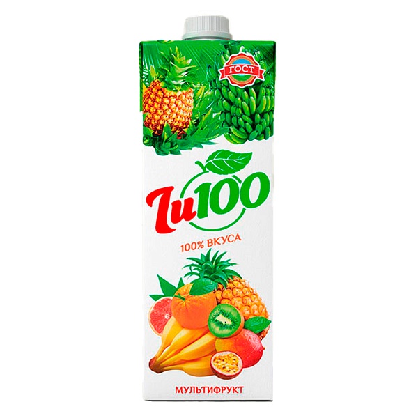 НЕКТАР Мультифрукт Ju100 1л ГОСТ