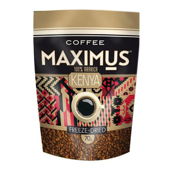 Кофе раств. «Kenia» ТМ Maximus 70г. Арабика м/у