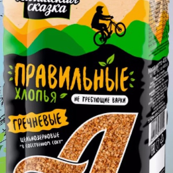 Хлопья АЛТАЙСКАЯ СКАЗКА 400гр гречневые