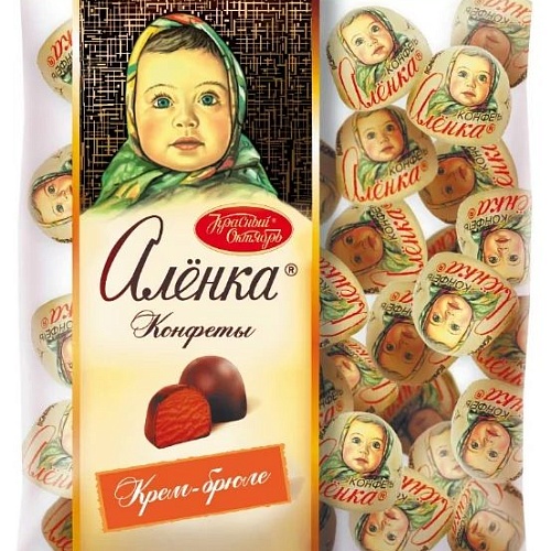 Конфеты "Аленка " крем-брюле (купол) 250г. 1 24 шт