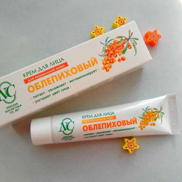 Крем д/лица Невская косметика 40мл для норм кожи облепиховый