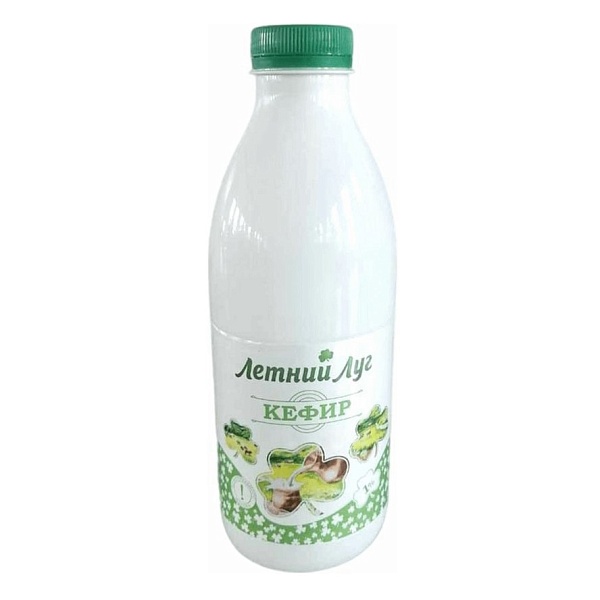Кефир ЛЕТНИЙ ЛУГ 950 гр. 1%