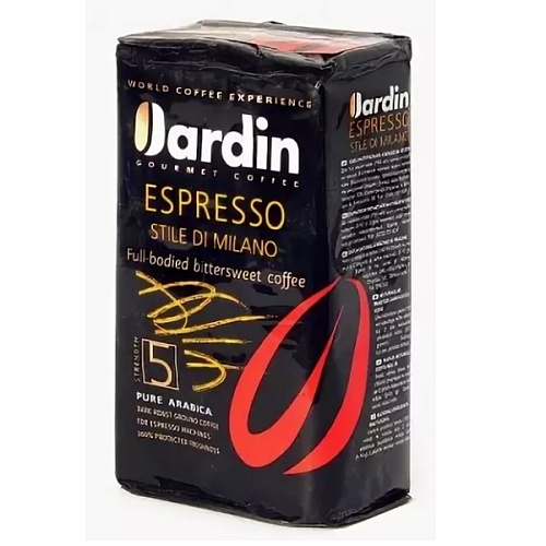 Кофе молот. JARDIN 250 гр. Эспрессо Стиль Ди Милано в/у