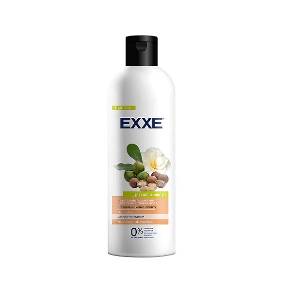 Шампунь EXXE 500 мл. Детокс эффект Питательный