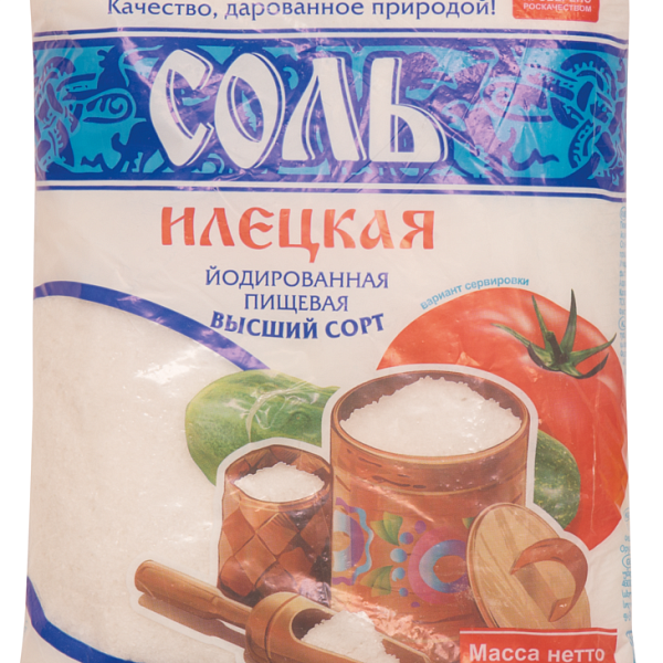 Соль йодированная 1кг илецкая (ОСП Вологодское)