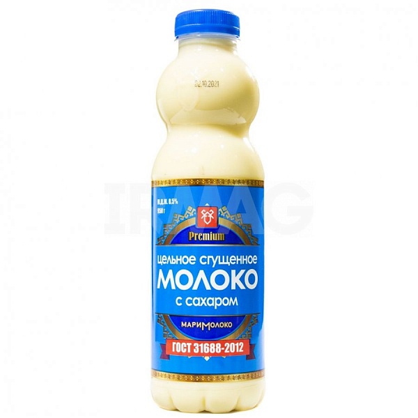 Молоко сгущ. МАРИ-ЭЛ 950 мл. ПЭТ