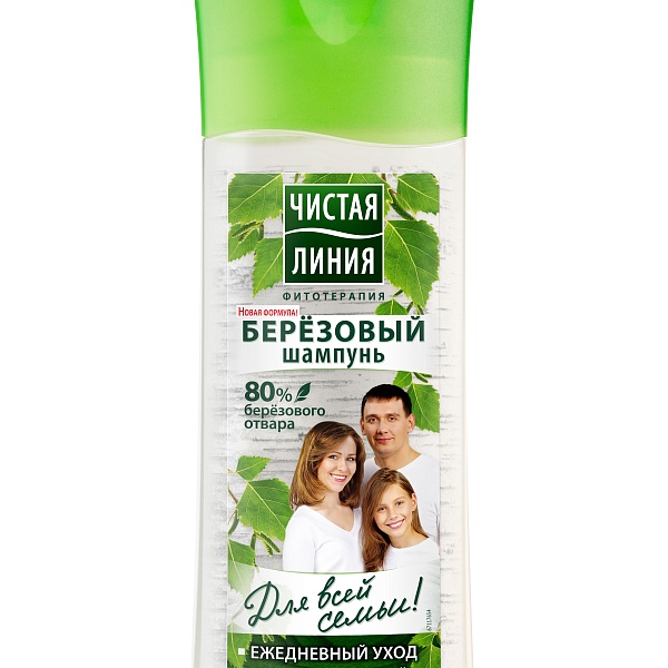 Шампунь ЧИСТАЯ ЛИНИЯ 250 мл. Березовый