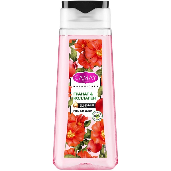 Гель для душа CAMAY 250 мл. Botanicals Цветы граната
