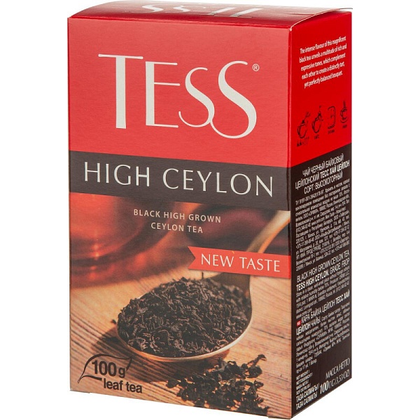 Чай черн. лист. TESS 100 гр. High Ceylon Цейлонский