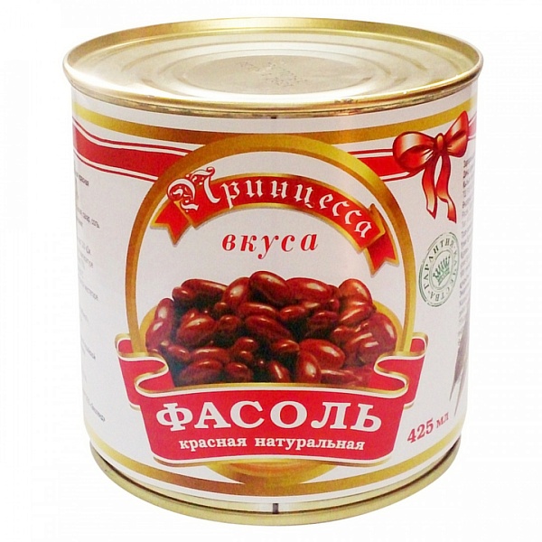 Фасоль "Принцесса вкуса"/красная в с/с/ 425г ж/б
