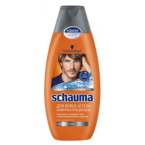 Шампунь ШАУМА 380мл для волос и тела