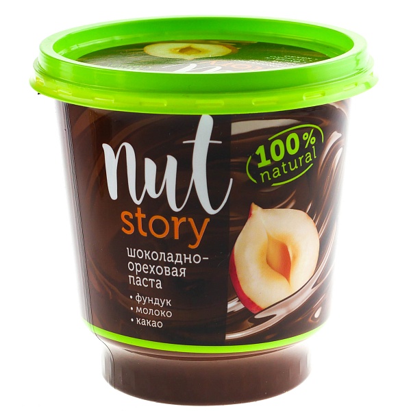 Паста NUT STORY 350 гр. Шок.-орех. пл. банка