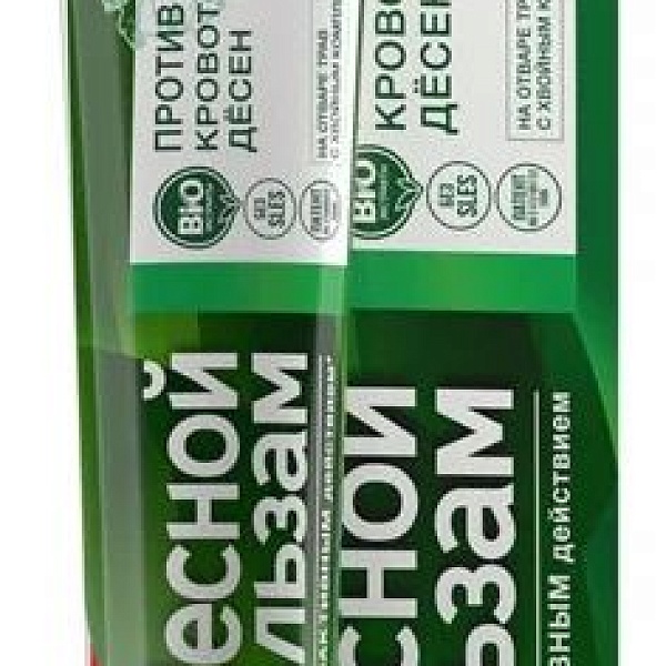 Зубная паста ЛЕСНОЙ БАЛЬЗАМ 50 мл. Кора дуба, пихта Лечебная