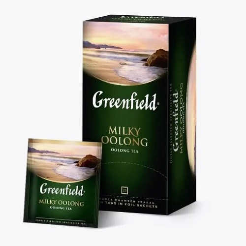 Чай зел. пак. GREENFIELD 50 гр. 25 пак. Милки Оолонг с/я карт. кор.