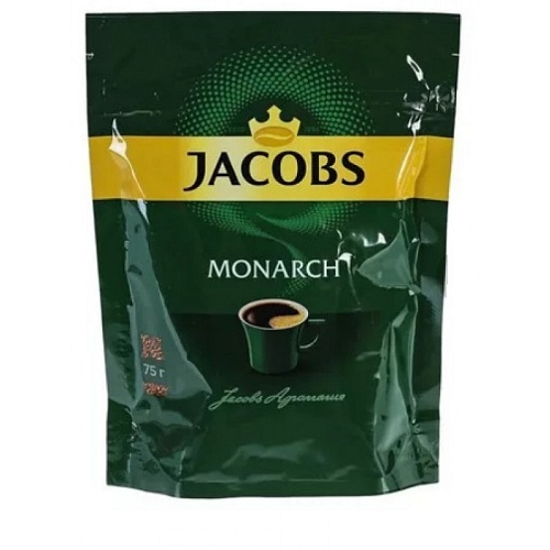 Кофе раств. JACOBS MONARCH 75 гр. д/п