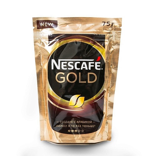 Кофе раств. NESCAFE 75 гр. Голд д/п