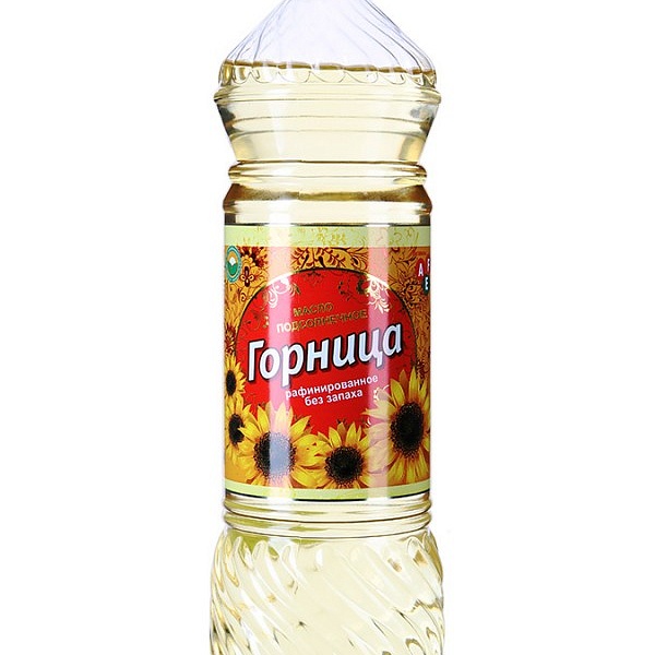 Масло подс. раф. ГОРНИЦА 800 мл.