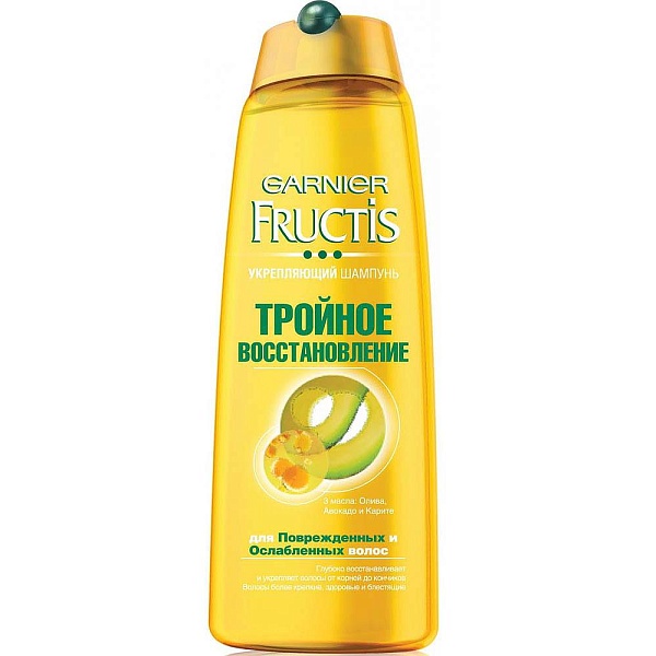 Шампунь ФРУКТИС 250мл тройное восст.