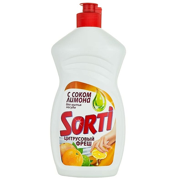 Ср-во д/мытья посуды СОРТИ 500мл цитрусовый фреш