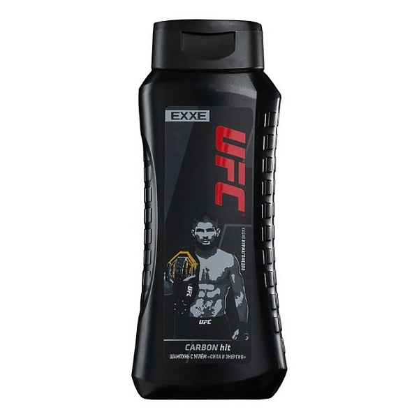 Шампунь EXXE 400 мл. Ufc Carbon hit С углём Сила и энергия