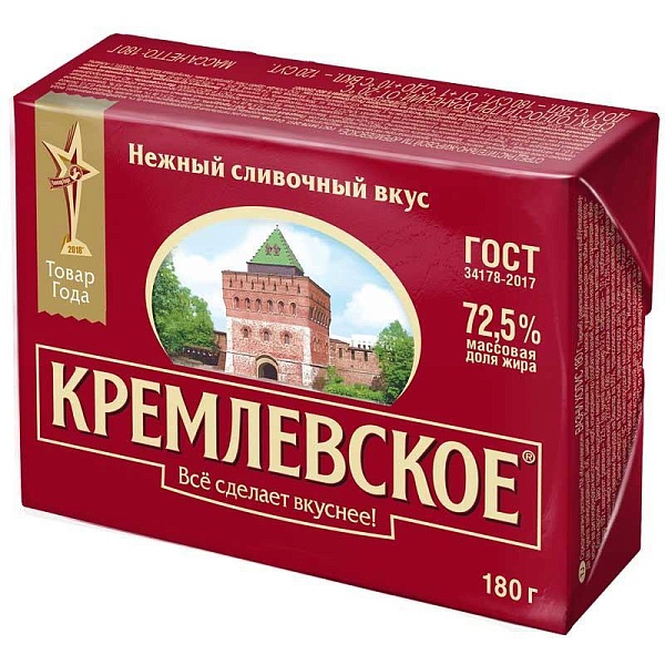 Спред масло Кремлевское 72.5% 180 гр